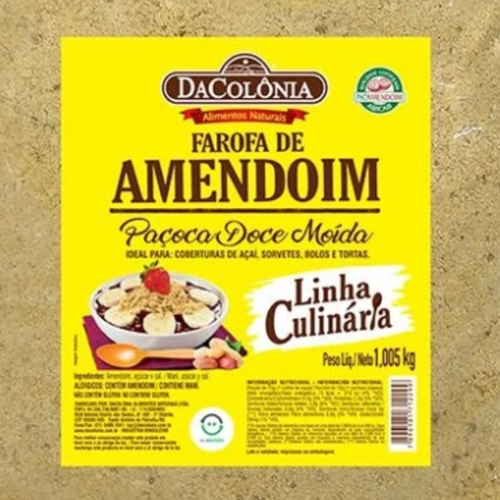 Farofa de Amendoim sabor paçoca