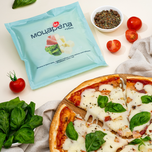 Mozzarella in cubes, 200 g
