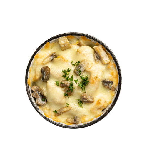 Mozzarella in cubes