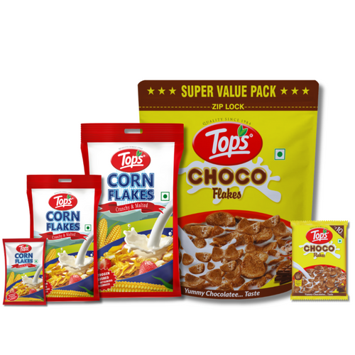 TOPS Corn Flakes and TOPS Choco Flakes