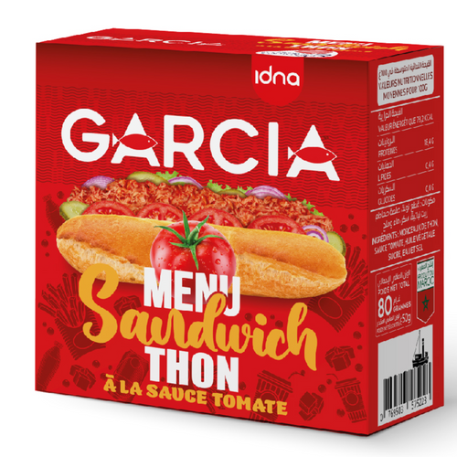 Garcia – Tuna Sandwich Menu with Tomato Sauce (80g)
