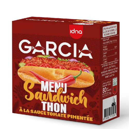 Garcia – Tuna Sandwich Menu with Spicy Tomato Sauce (80 g)