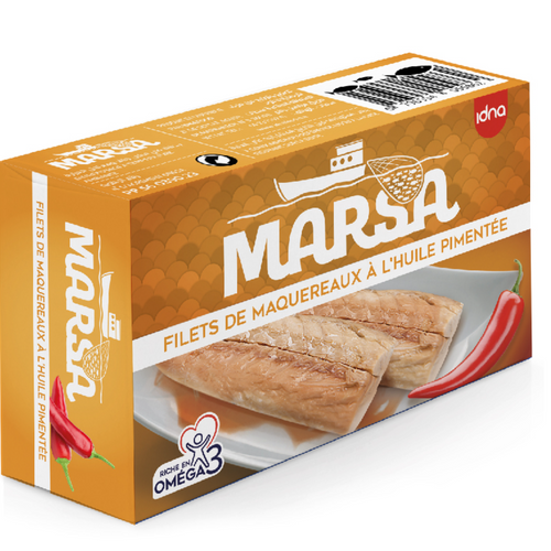 Marsa – Mackerel Fillets with Pepper Oil (125g)
