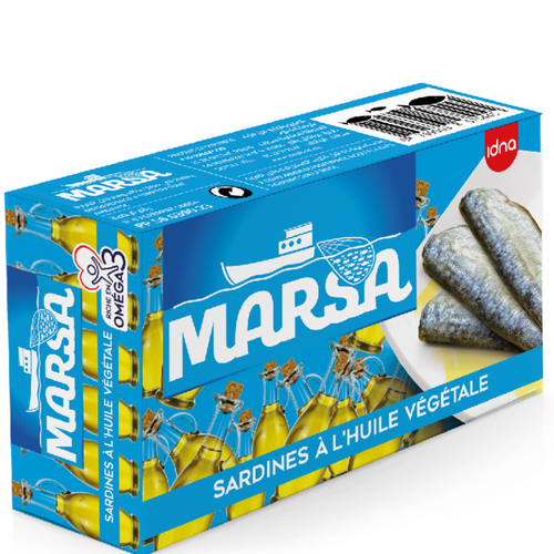 Marsa – Sardines in Vegetable Oil (125 g)
