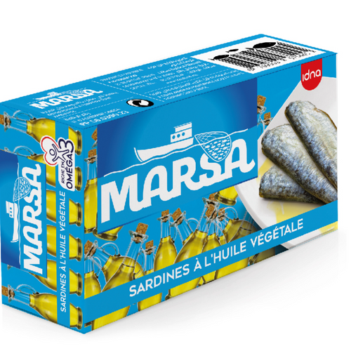 Marsa – Sardines in Vegetable Oil (125 g)