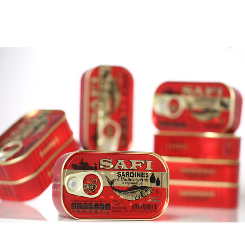 Canned sardines