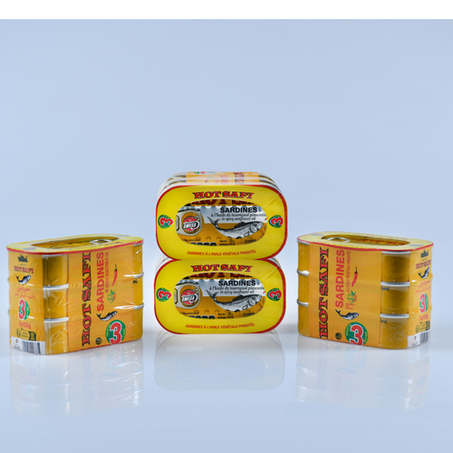Canned sardines in oil and chili
