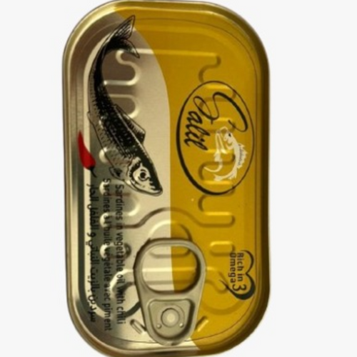 Canned sardines