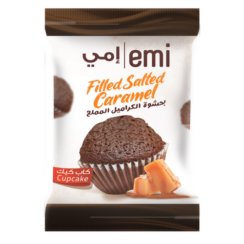 Choco Salted Caramel Filled Cupcake