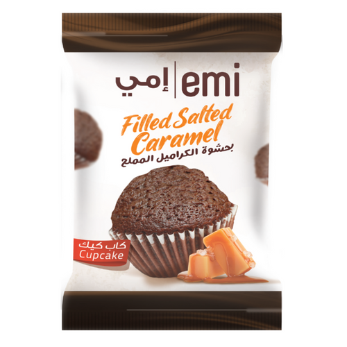 Choco Salted Caramel Filled Cupcake