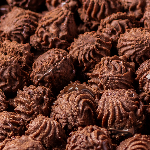 Chocolate stuffed Petit Four