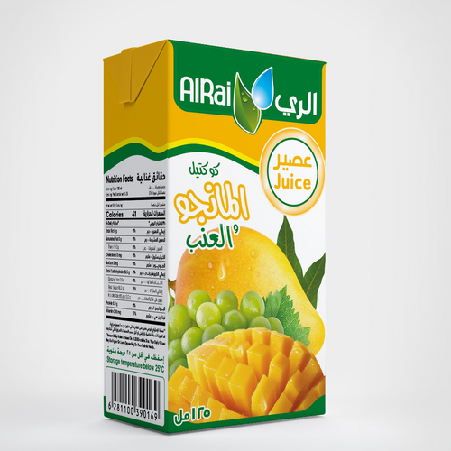 Mango and Grape Cocktail Juice
