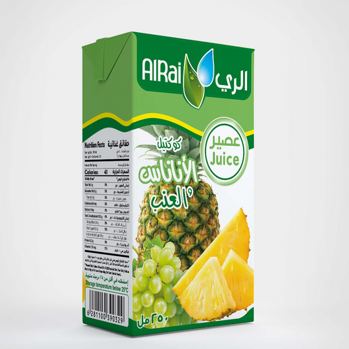 Pineapple and Grape Cocktail Juice