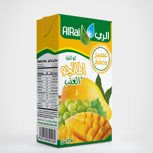 Mango and Grape Cocktail Juice
