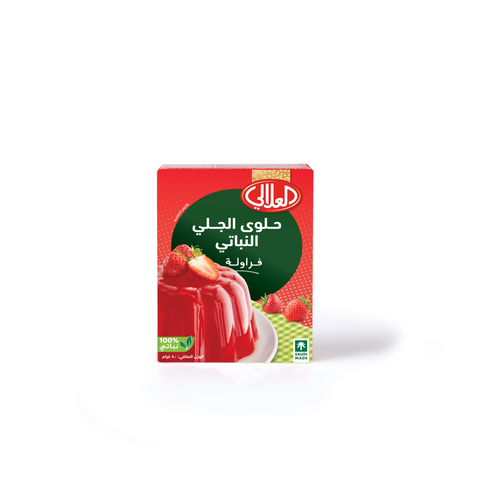 Vegetable Dessert Strawberry Jelly & Clear Unflavored Jelly