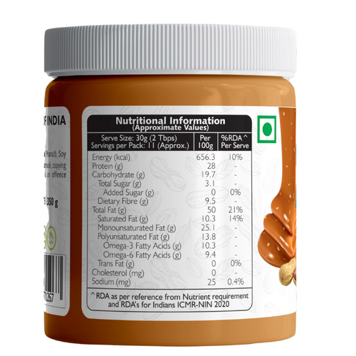 Heeva Peanut Butter All Natural Crunchy 350G