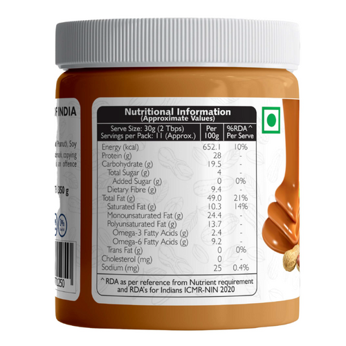 Heeva Peanut Butter All Natural Creamy 350G