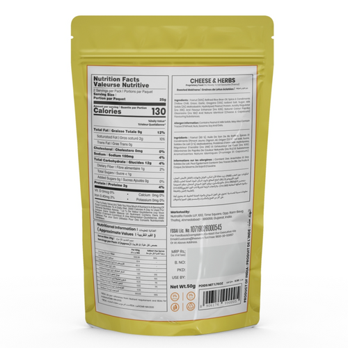 50G Heeva Makhana Cheese & Herbs