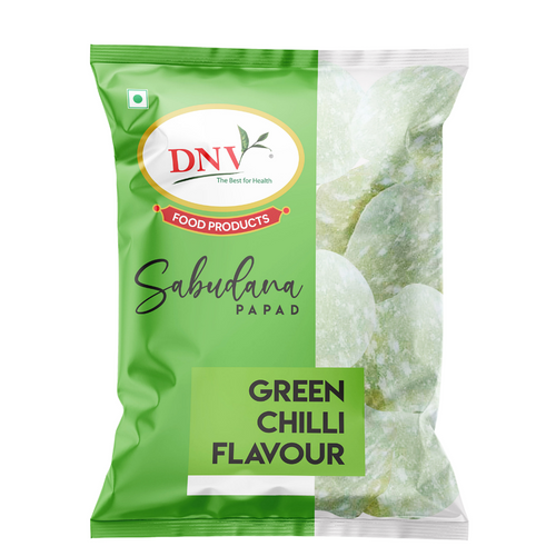 DNV GREEN CHILLI SABUDANA PAPAD