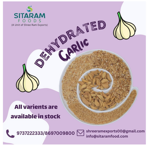 Dehydrated garlic