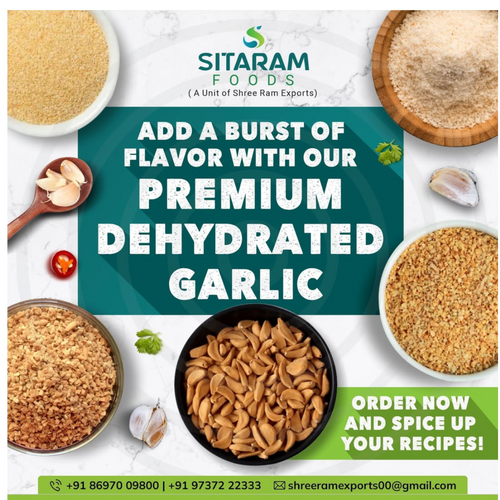 Dehydrated garlic