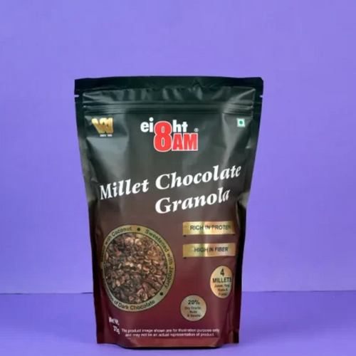 8AM Millet Chocolate Granola, 375g