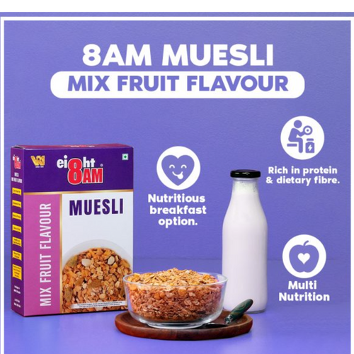 8AM Muesli Mix Fruit Flavour, 425g