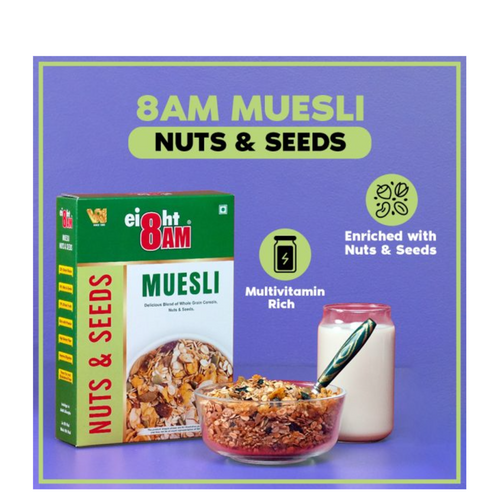 8AM Muesli Nuts & Seeds, 425g