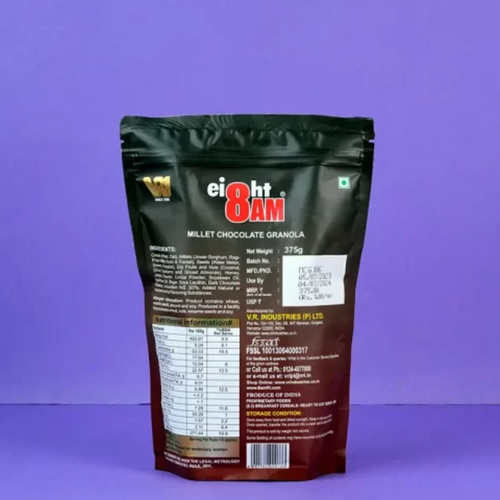 8AM Millet Chocolate Granola, 375g