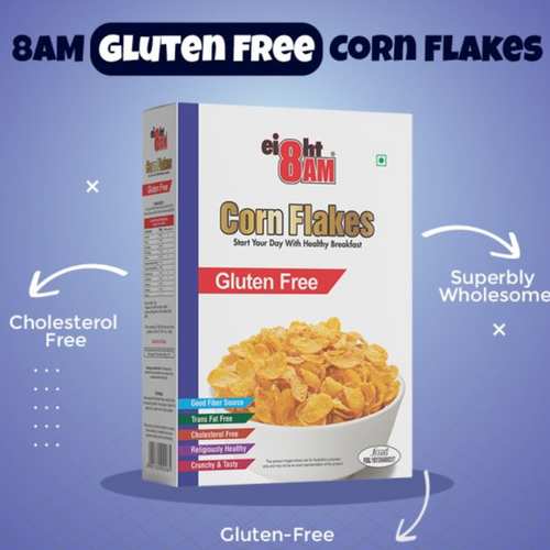 8AM Gluten Free Corn Flakes, 300g