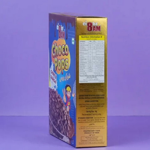 8AM Choco Pops, 375g