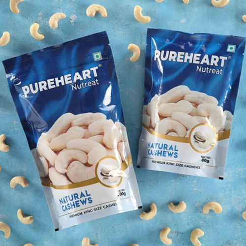 PUREHEART Nutreat Natural Cashews Premium Whole