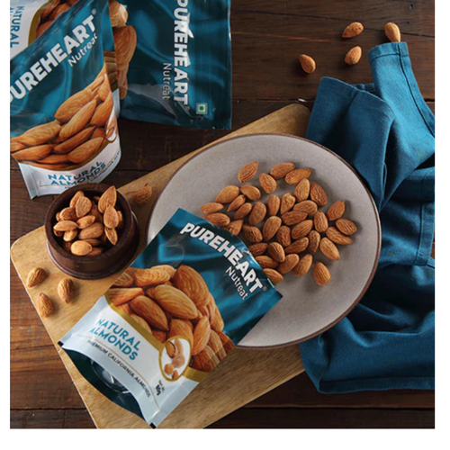 Pureheart Nutreat Natural Almonds Premium California Almond Nuts