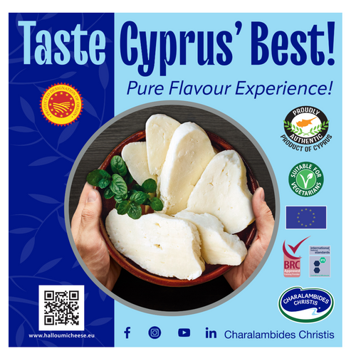 PDO CYPRUS TRADITIONAL HALLOUMI CHEESE