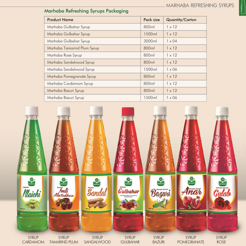 Refreshing Syrups