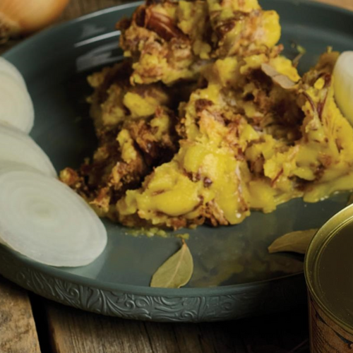 Ghavurma with butter