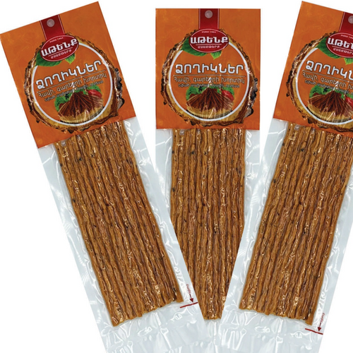 Sausages boiled and smoked beef and chicken sticks, vp, 30g