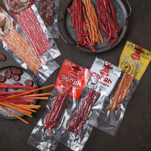 Meat product half-smoked beef Jerky in vp, 30g