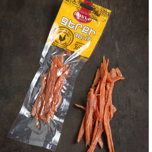 Meat product half-smoked chicken Jerky, vp, 30g