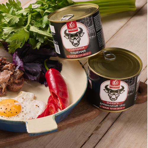 Canned stew beef