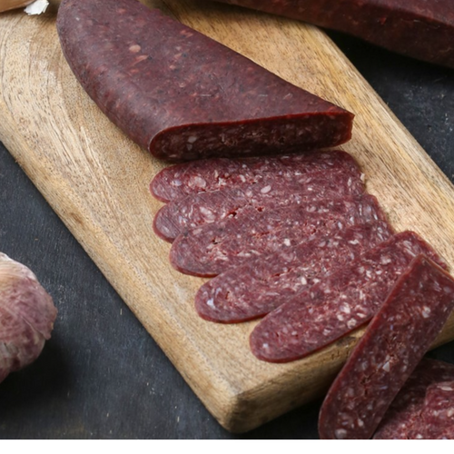 Sausages raw-dried, Sudjukh natural casing