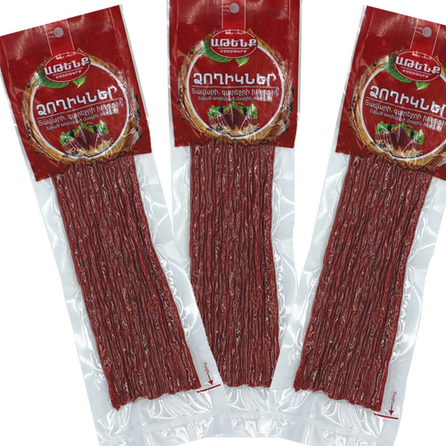 Sausages boiled and smoked beef and chicken sticks, vp, 30g