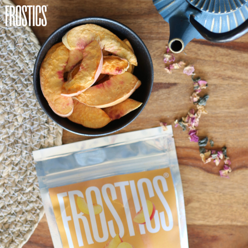 Freeze dried peach