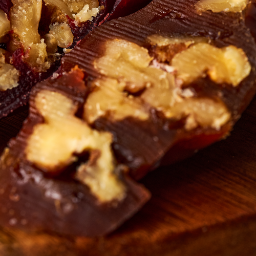 Sweet sujukh with walnuts