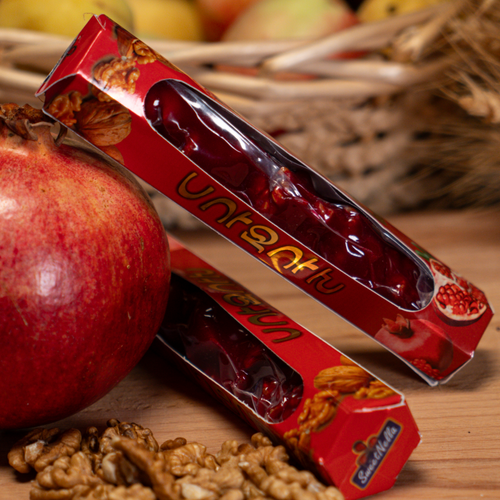 Sweet sujukh with walnut and pomegranate syrup 100g.