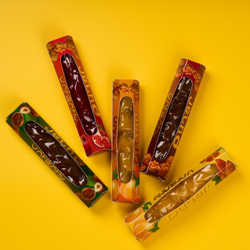Sweet sujukh with walnut 100g.