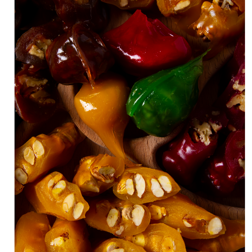 Sweet sujukh with apricot kernels  140g.