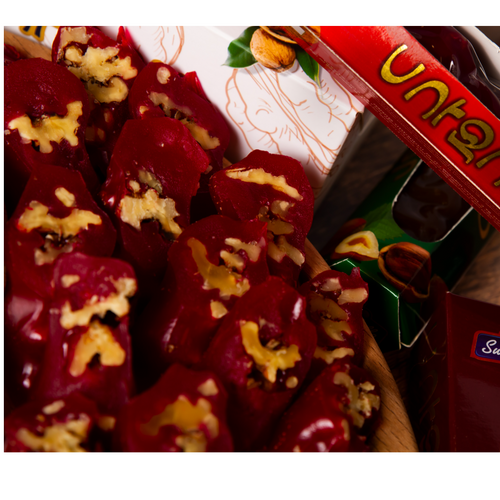 Sweet sujukh with walnut and pomegranate syrup 100g.