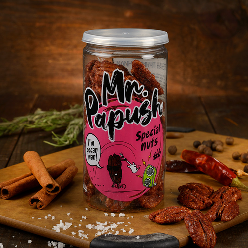 Mr. Papush Special Nuts #6 Pecan Spicy Chili 100g