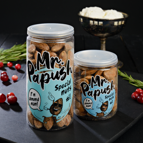 Mr. Papush Special Nuts #1 Almonds with sea salt 100g.